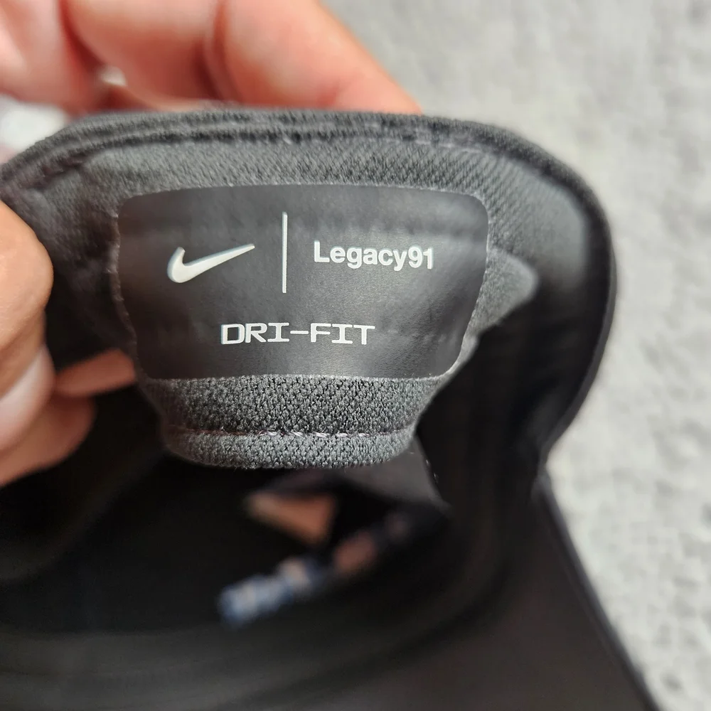 Nike Legacy91 Dri-FIT Black Adjustable Hat Flight Lease Logo
